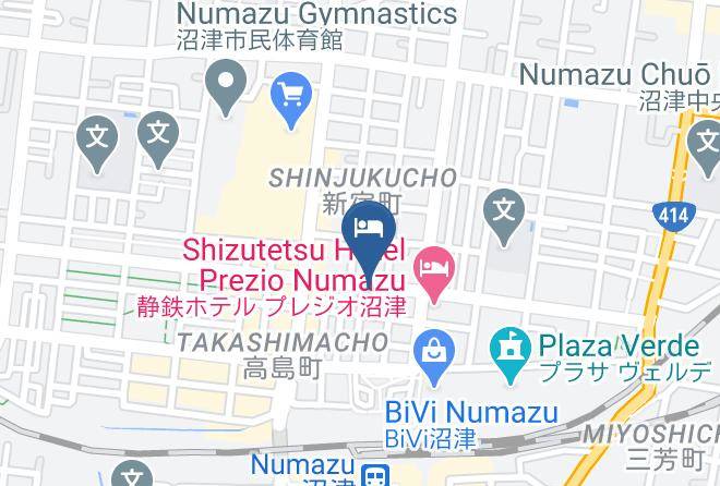 Numazu City - Toyoko Inn Fujisan Numazu Eki Kita Guchi No 2 Maps