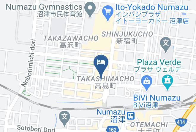 Numazu City - Toyoko Inn Fujisan Numazu Eki Kita Guchi No 1 Maps