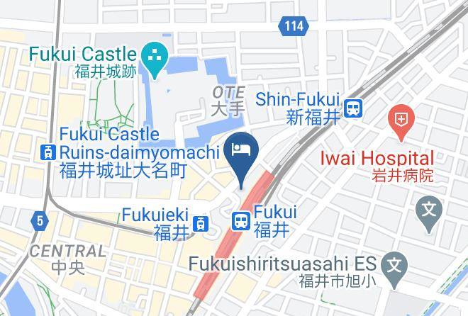 Fukui City - Toyoko Inn Fukui Ekimae Maps
