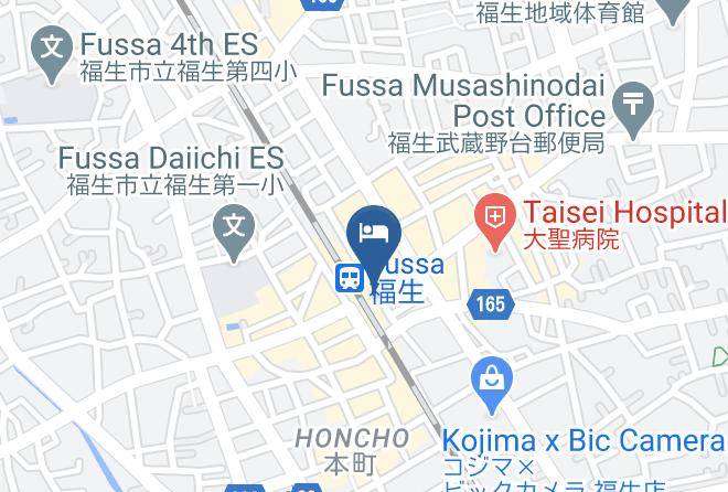 Fussa City - Toyoko Inn Fussa Station East Maps