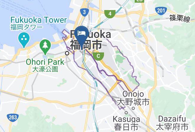 Fukuoka City Hakata Ward - Toyoko Inn Hakataguchi Ekimae Maps