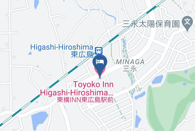 Higashihiroshima City - Toyoko Inn Higashi Hiroshima Ekimae Maps