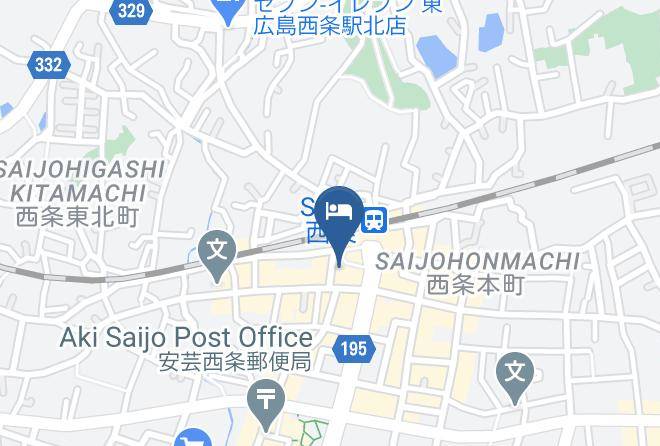 Higashihiroshima City - Toyoko Inn Higashihiroshima Saijo Ekimae Maps
