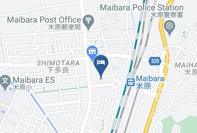 Maibara City - Toyoko Inn Hikoneekihigashiguchi Maps