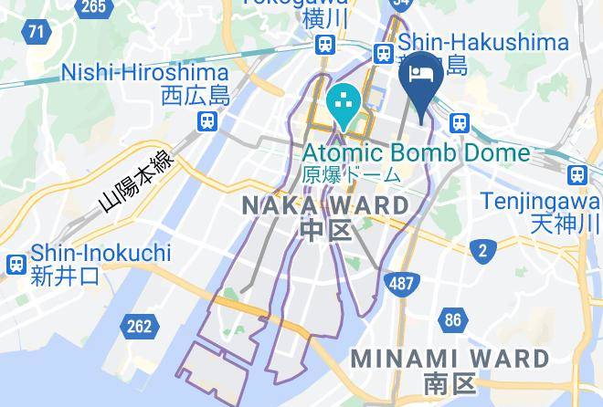 Hiroshima City Naka Ward - Toyoko Inn Hiroshima Station South Exit Right Maps