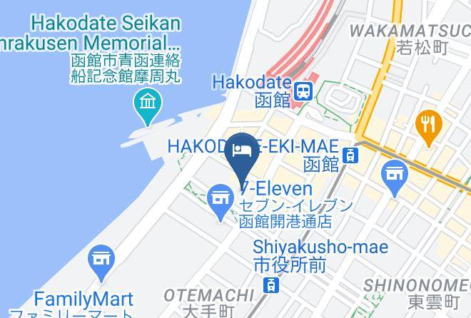 Hakodate City - Toyoko Inn Hokkaido Hakodate Ekimae Asaichi Maps