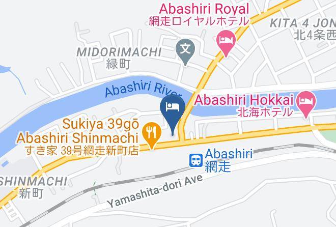 Abashiri City - Toyoko Inn Hokkaido Okhotsk Abashiri Ekimae Maps