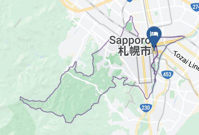 Sapporo City Chuo Ward - Toyoko Inn Hokkaido Sapporo Susukino Kosaten Maps
