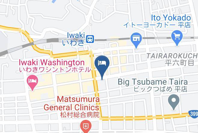 Iwaki City - Toyoko Inn Iwaki Ekimae Maps
