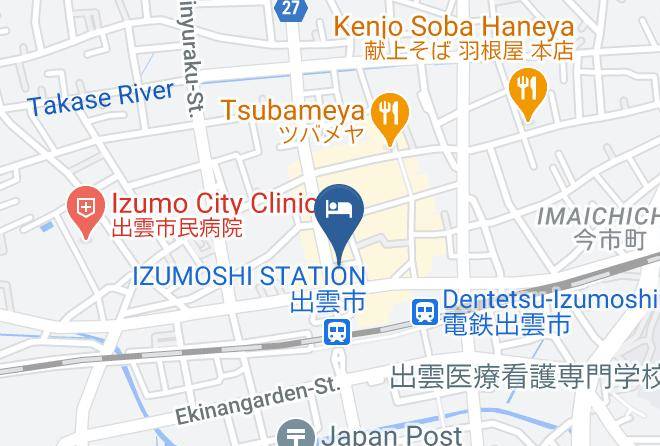 Izumo City - Toyoko Inn Izumoshi Ekimae Maps
