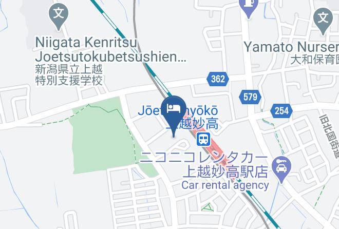 Joetsu City - Toyoko Inn Joetsu Myoko Nishiguchi Maps