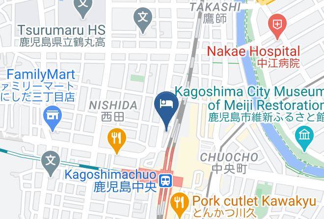 Kagoshima City - Toyoko Inn Kagoshimachuoekinishiguchi Maps