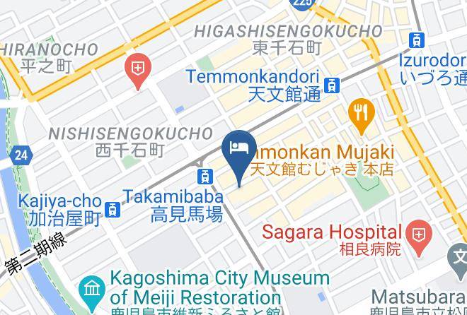 Kagoshima City - Toyoko Inn Kagoshima Tenmonkan 1 Maps