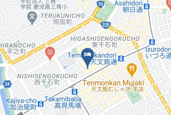 Kagoshima City - Toyoko Inn Kagoshima Tenmonkan 2 Maps