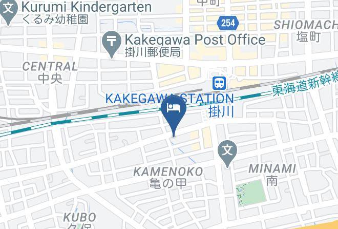 Kakegawa City - Toyoko Inn Kakegawa Eki Shinkansen Minami Guchi Maps