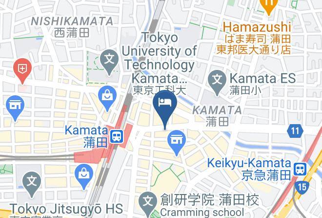 Toyoko Inn Tokyo Kamata Higashi Guchi Map