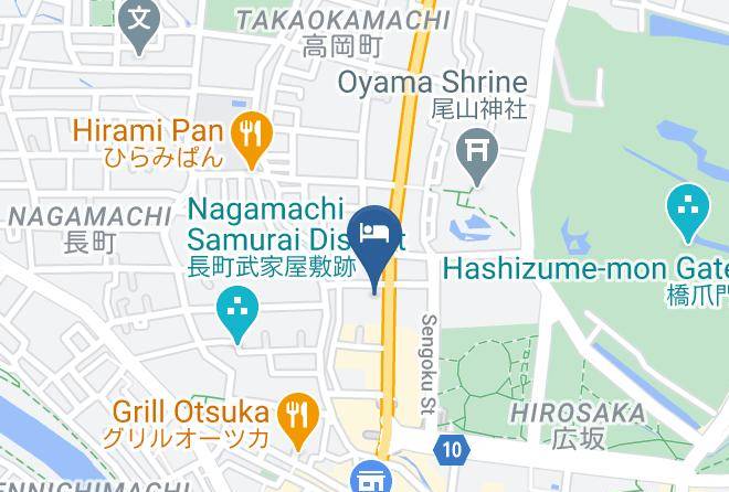 Kanazawa City - Toyoko Inn Kanazawa Kenrokuen Korinbo Maps