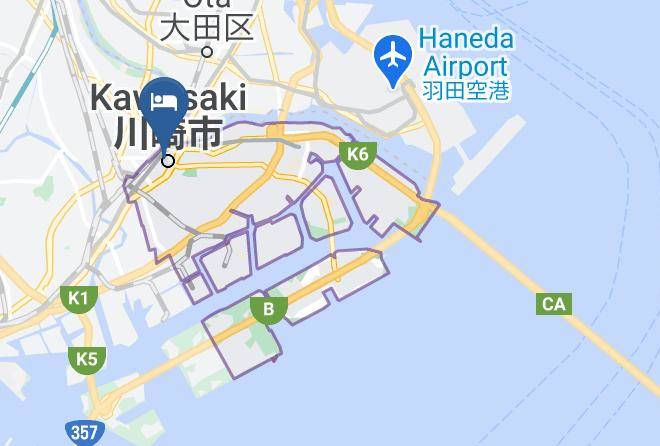 Toyoko Inn Kawasaki Ekimae Shiyakusho Dori Map