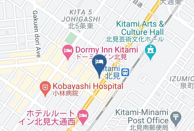 Kitami City - Toyoko Inn Kitami Ekimae Maps