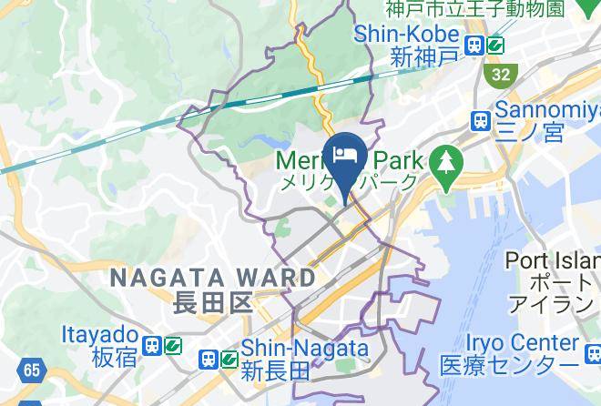 Kobe City Hyogo Ward - Toyoko Inn Kobe Minatogawakoen Maps
