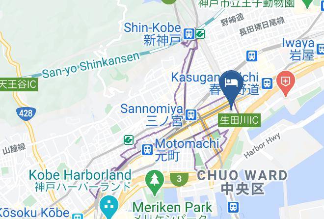 Kobe City Chuo Ward - Toyoko Inn Kobe Sannomiya 1 Maps