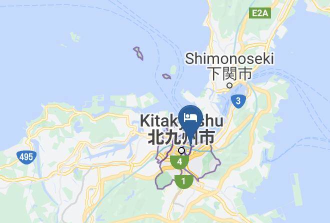 Kitakyushu City Kokurakita Ward - Toyoko Inn Kokura Eki Shinkansenguchi Maps