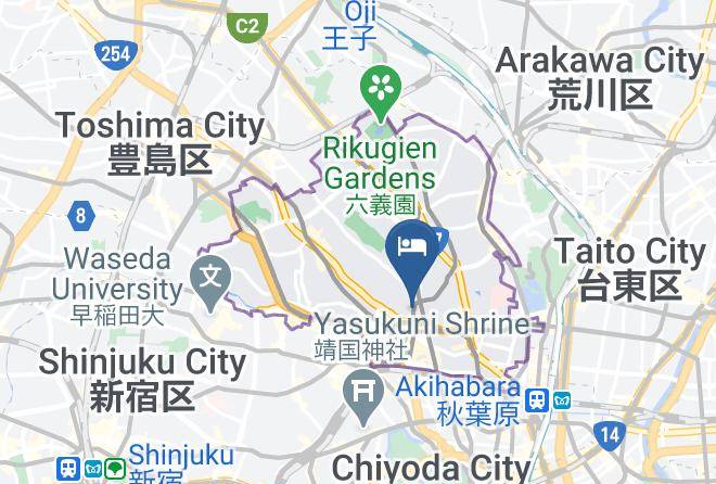 Bunkyo Ward - Toyoko Inn Korakuen Bunkyo City Office Maps