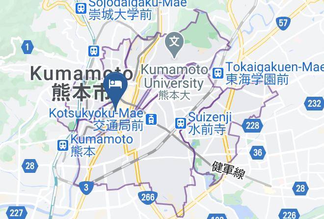 Kumamoto City Chuo Ward - Toyoko Inn Kumamoto Shin Shigai Maps
