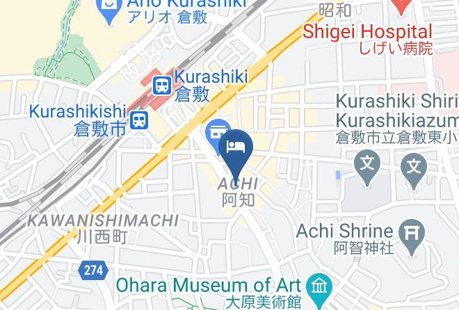 Kurashiki City - Toyoko Inn Kurashiki Station South Exit Maps