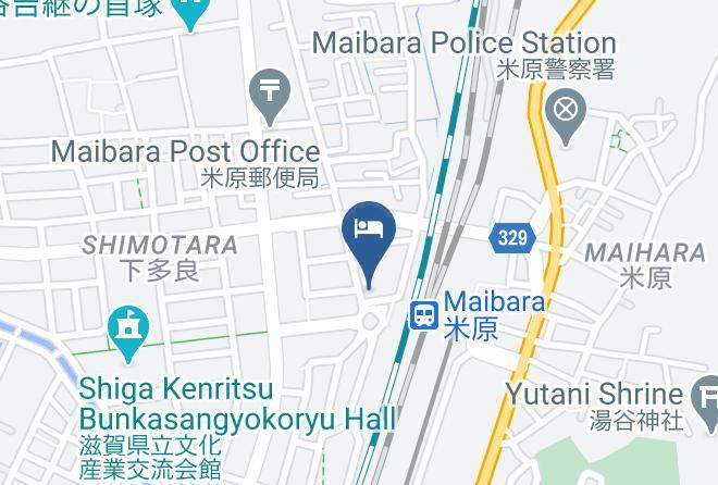 Maibara City - Toyoko Inn Maibara Eki Shinkansen Nishi Guchi Maps