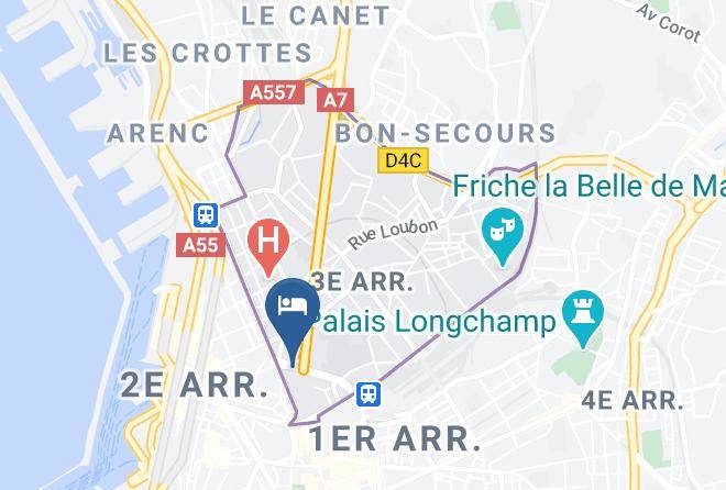 Bouches Du Rhone - Toyoko Inn Marseille Saint Charles Maps