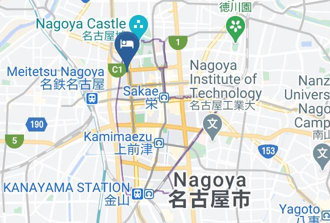 Toyoko Inn Marunouchi Nagoya Map - Aichi Pref - Nagoya City Naka Ward