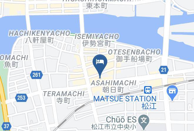 Matsue City - Toyoko Inn Matsue Ekimae Maps