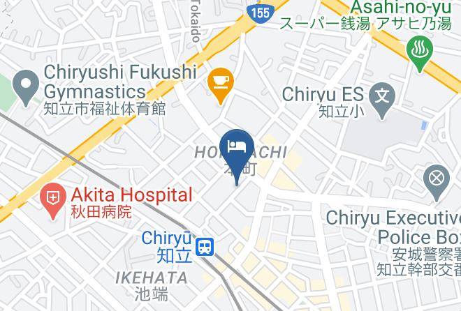 Chiryu City - Toyoko Inn Meitetsu Chiryu Ekimae Maps