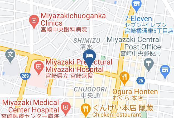 Miyazaki City - Toyoko Inn Miyazaki Chuodori Maps