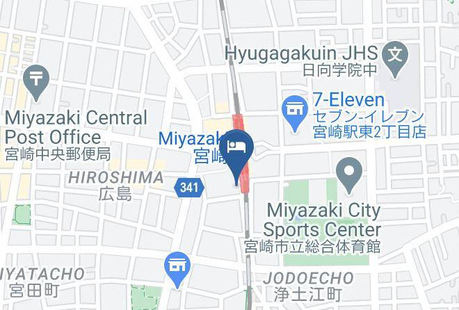 Miyazaki City - Toyoko Inn Miyazaki Ekimae Maps