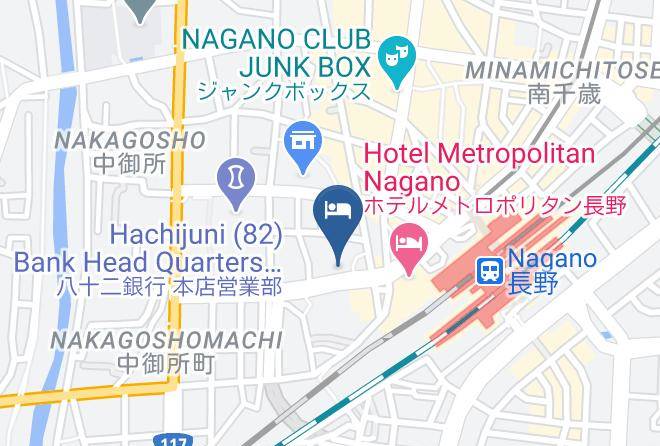 Nagano City - Toyoko Inn Nagano Eki Zenkoji Guchi Maps
