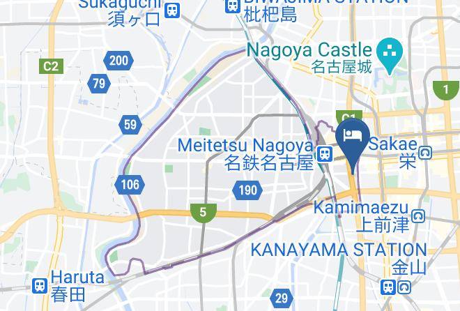 Nagoya City Nakamura Ward - Toyoko Inn Nagoya Meiekiminami Maps