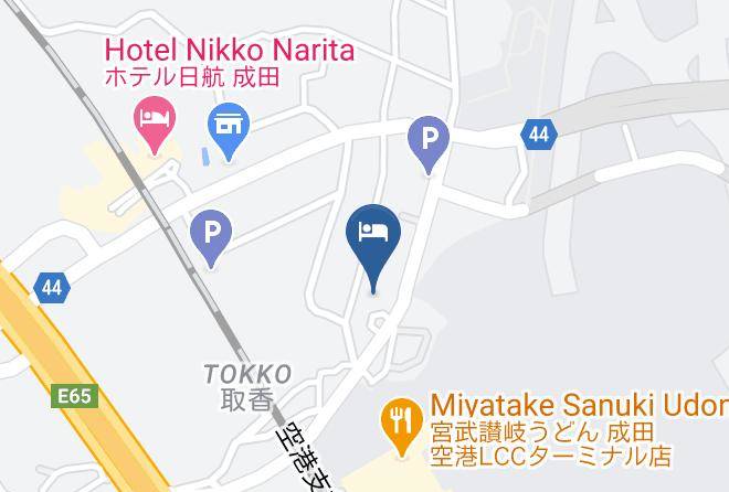 Narita City - Toyoko Inn Narita Airport Honkan Maps