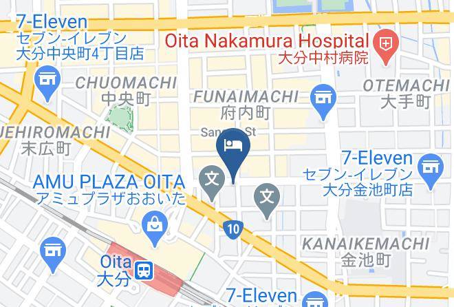Oita City - Toyoko Inn Oita Ekimae Maps