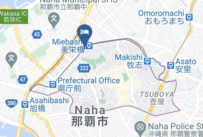 Toyoko Inn Okinawa Naha Kokusai Dori Miebashi Eki Map