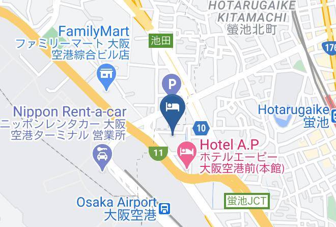 Toyonaka City - Toyoko Inn Osaka Itami Airport Maps