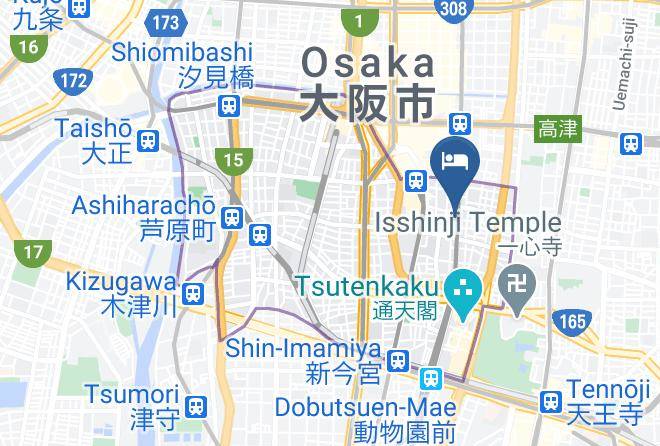 Toyoko Inn Osaka Namba Nippombashi Map