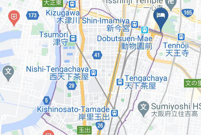 Osaka City Nishinari Ward - Toyoko Inn Osaka Abeno Tennoji Maps