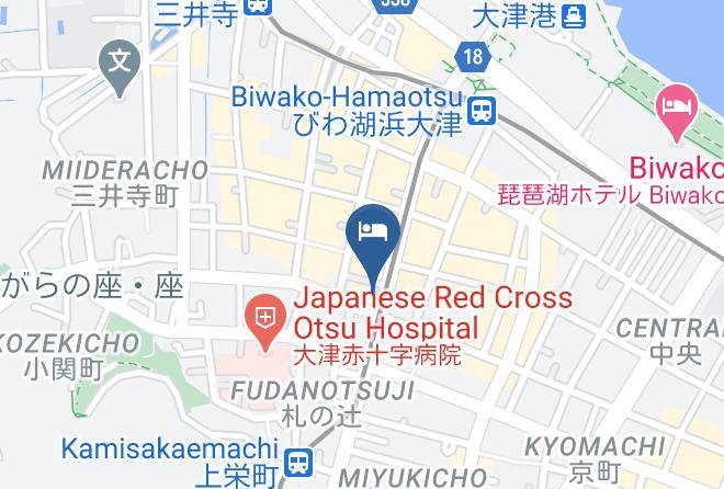Otsu City - Toyoko Inn Otsu Biwako Kyoto Maps