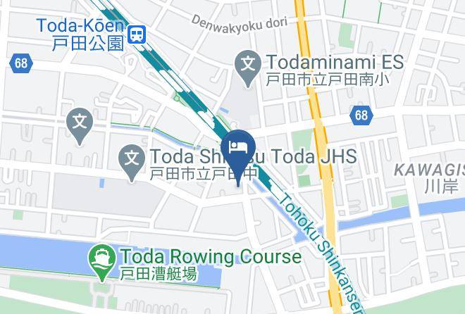 Toda City - Toyoko Inn Saitamatoda Koen Ekinishiguchi Maps