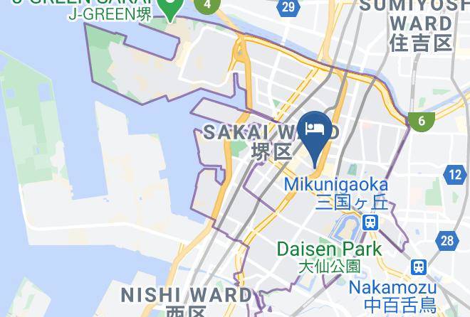 Sakai City Sakai Ward - Toyoko Inn Sakaihigashi Station Maps