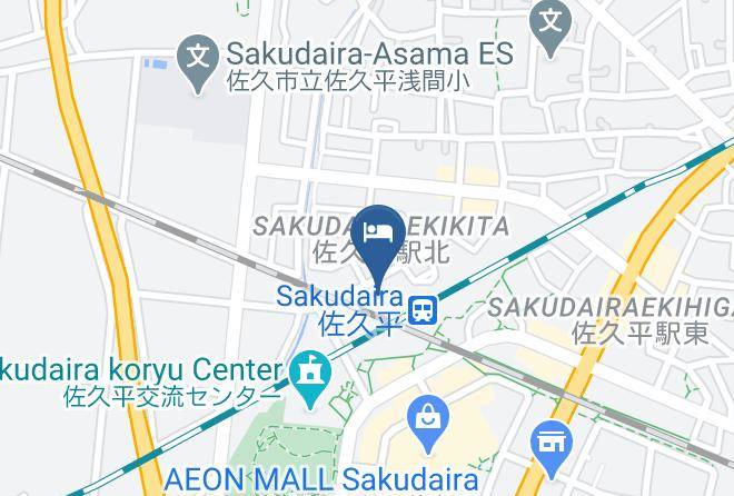 Saku City - Toyoko Inn Sakudaira Station Asamaguchi Maps