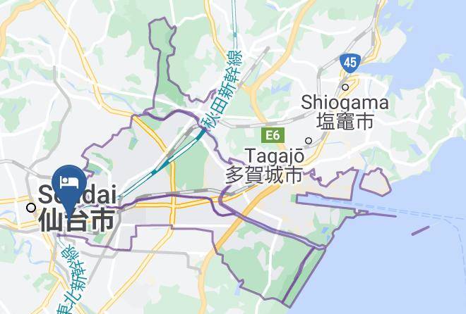 Sendai City Miyagino Ward - Toyoko Inn Sendai Higashi Guchi No 2 Maps