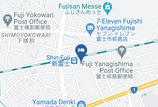 Toyoko Inn Shin Fuji Eki Minami Guchi Map